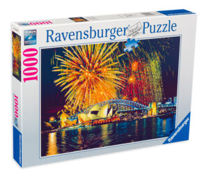 Пъзел Ravensburger от 1000 части - Фойерверки над Сидни, Австралия