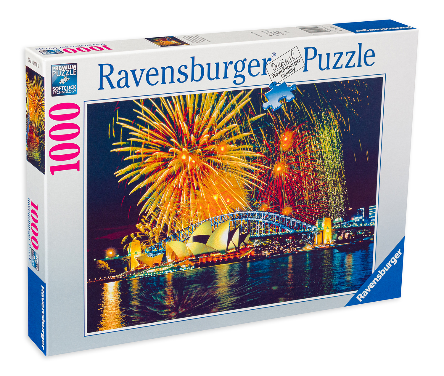 Пъзел Ravensburger от 1000 части - Фойерверки над Сидни, Австралия