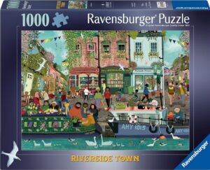 Пъзел Ravensburger от 1000 части - Град Ривърсайд