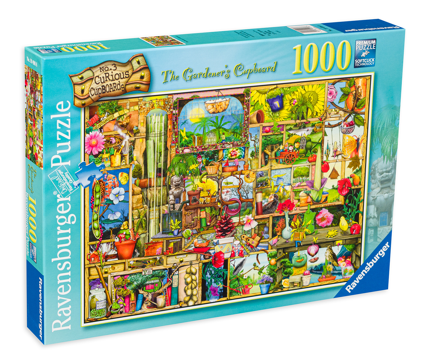 Пъзел Ravensburger от 1000 части - Градинар, Колин Томпсън
