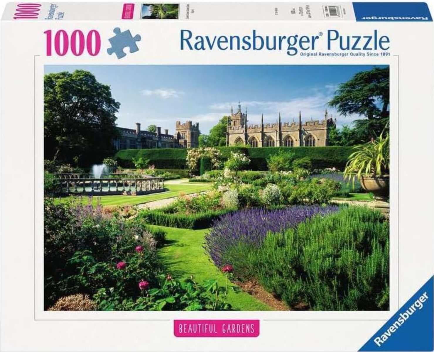 Пъзел Ravensburger от 1000 части - Градината на кралицата в замъкът Съдели