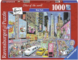 Пъзел Ravensburger от 1000 части - Градовете по света: Ню Йорк