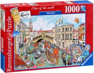Пъзел Ravensburger от 1000 части - Градовете по света: Венеция