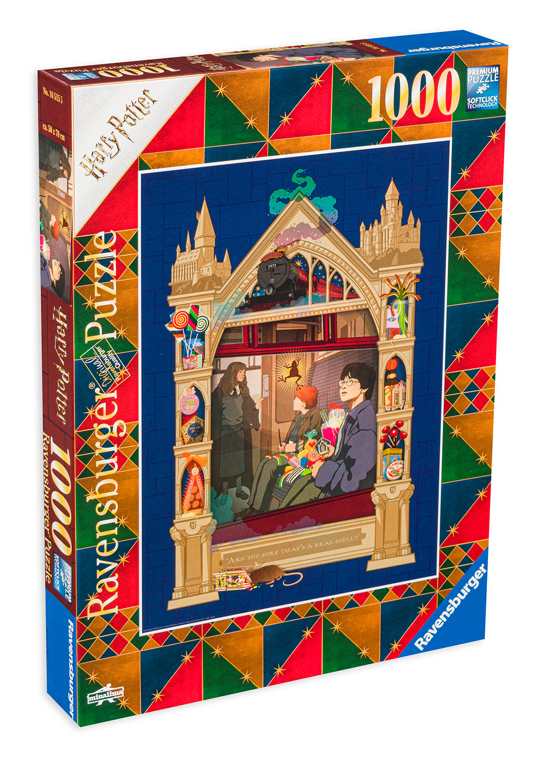 Пъзел Ravensburger от 1000 части - Хари Потър и приятели