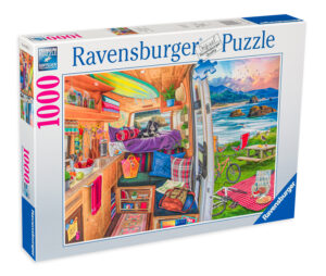 Пъзел Ravensburger от 1000 части - Къмпинг гледка