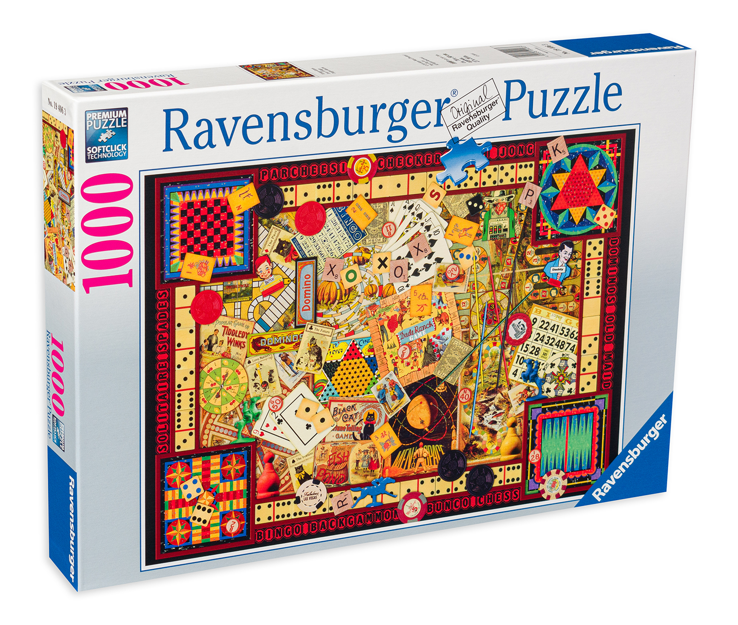 Пъзел Ravensburger от 1000 части - Класичеки игри