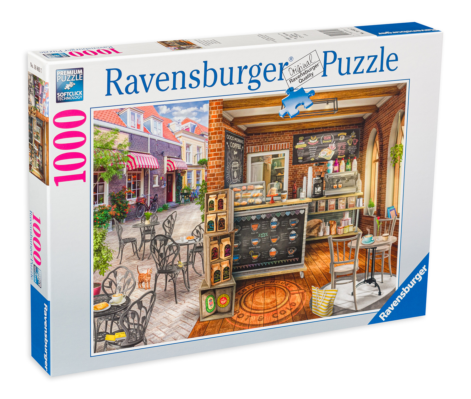 Пъзел Ravensburger от 1000 части - Кокетно кафене