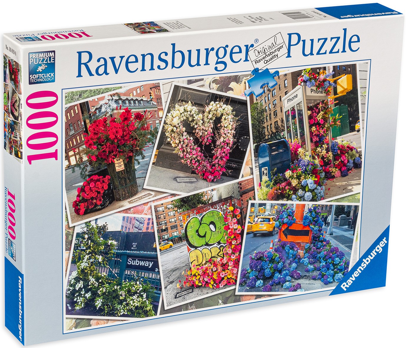 Пъзел Ravensburger от 1000 части - Колаж на Ню Йорк