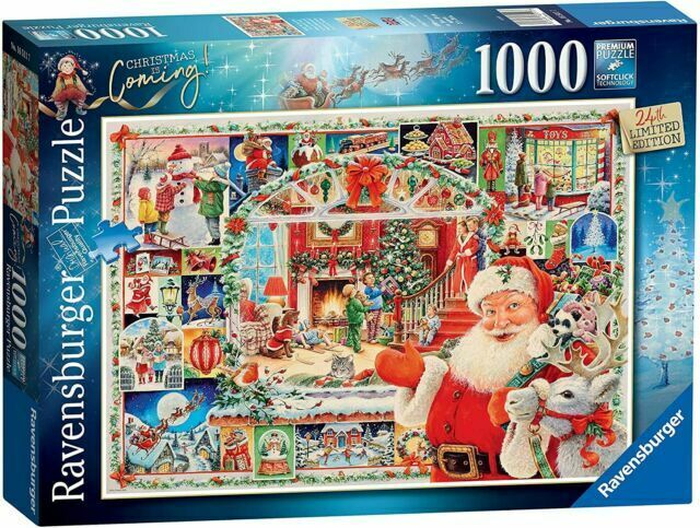 Пъзел Ravensburger от 1000 части - Коледа идва