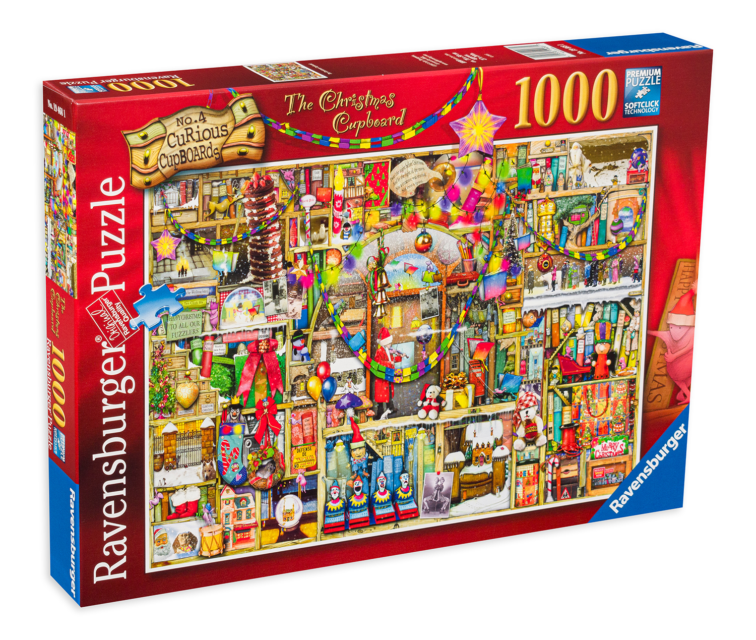 Пъзел Ravensburger от 1000 части - Коледа, Колин Томпсън