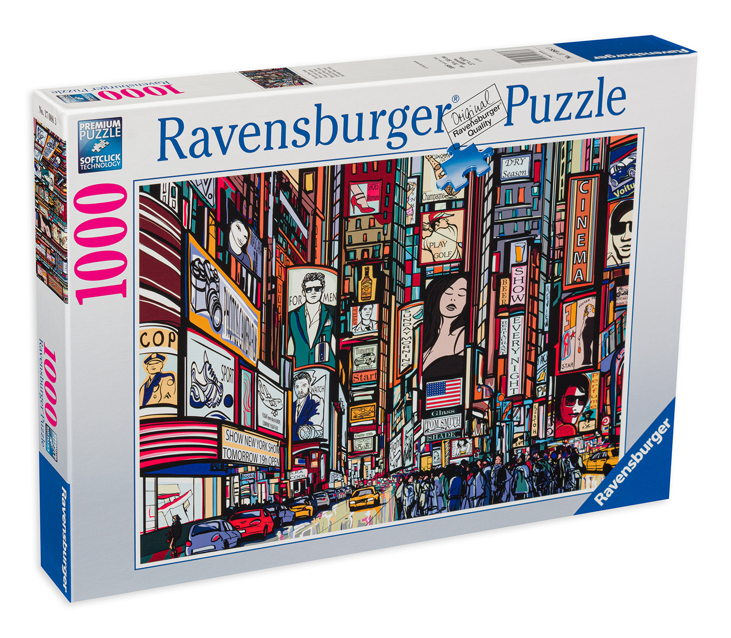 Пъзел Ravensburger от 1000 части - Колоритен Ню Йорк
