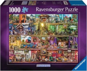 Пъзел Ravensburger от 1000 части - Кучешката библиотека