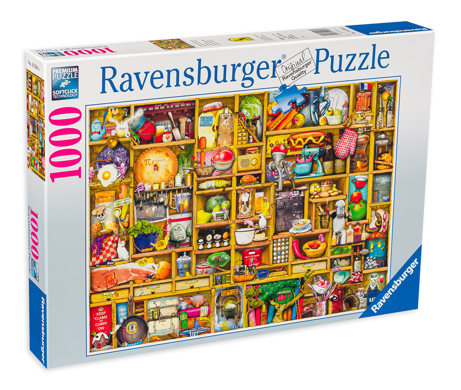 Пъзел Ravensburger от 1000 части - Кухня, Колин Томпсън