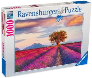 Пъзел Ravensburger от 1000 части - Лавандулови полета