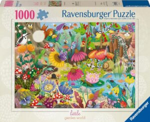 Пъзел Ravensburger от 1000 части - Малкият свят в градината