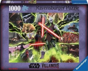 Пъзел Ravensburger от 1000 части - Междузвездни войни Злодеи: Асадж Вентрес