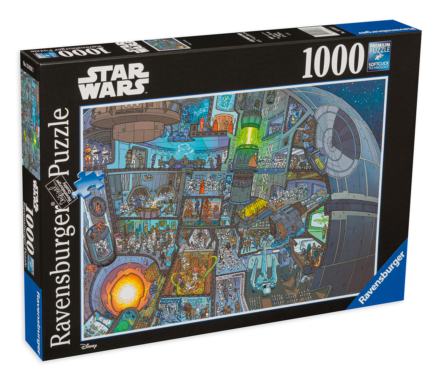 Пъзел Ravensburger от 1000 части - Междузвездни войни, Къде е Уки