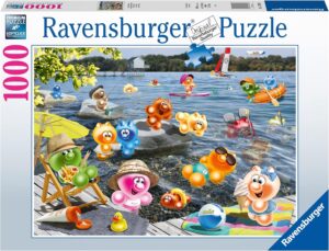Пъзел Ravensburger от 1000 части - Морски пикник с Гелини