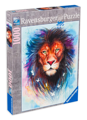 Пъзел Ravensburger от 1000 части - Очарованието на лъва
