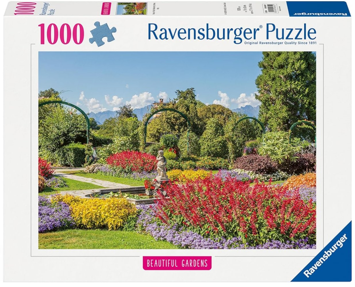 Пъзел Ravensburger от 1000 части - Парк на Вила Палавичино