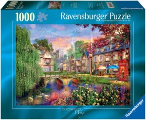 Пъзел Ravensburger от 1000 части - Пътят Котсуолд