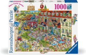 Пъзел Ravensburger от 1000 части - Почивна станция 2: Хотелът