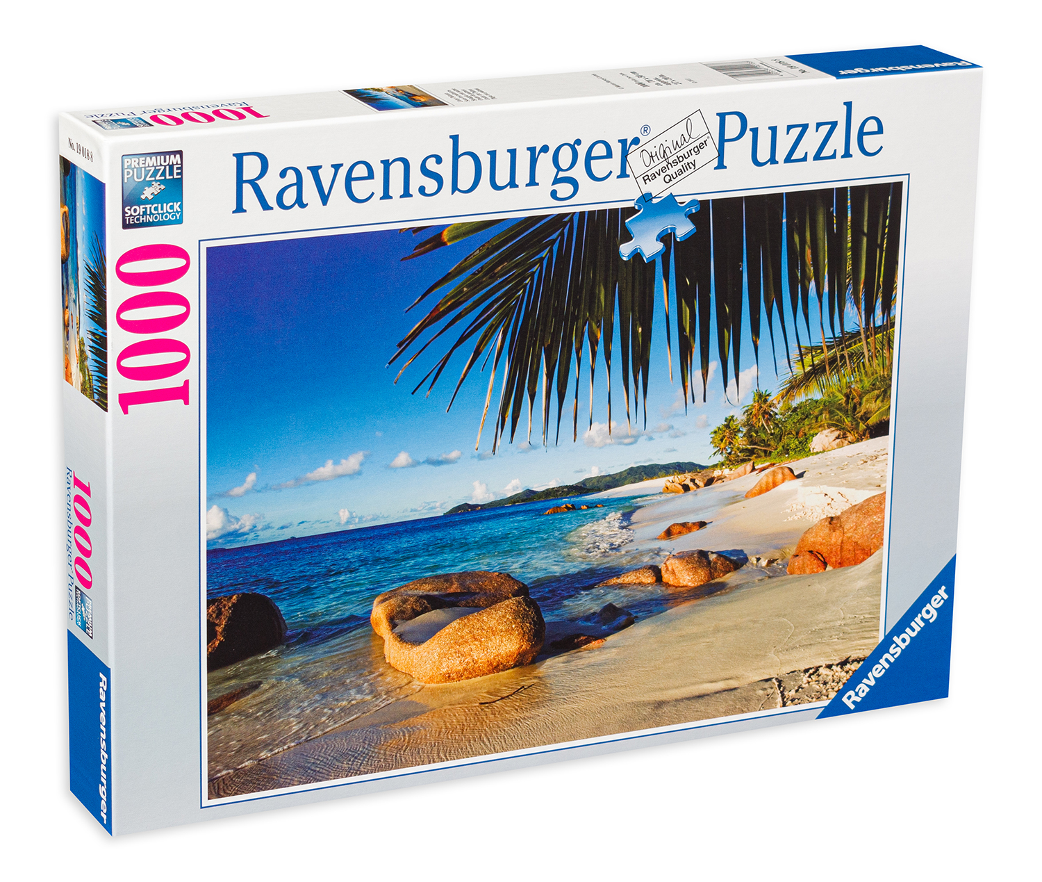 Пъзел Ravensburger от 1000 части - Под палмовите дървета