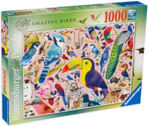 Пъзел Ravensburger от 1000 части - Птици