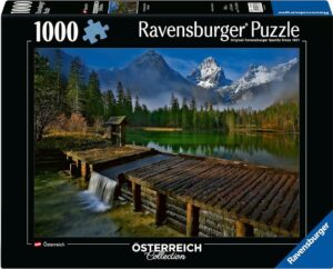 Пъзел Ravensburger от 1000 части - Езерото край Хинтерщодер