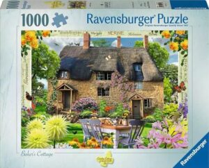 Пъзел Ravensburger от 1000 части - Селската къща на пекаря