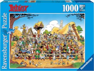 Пъзел Ravensburger от 1000 части - Семеен портрет на Астерикс и Обеликс
