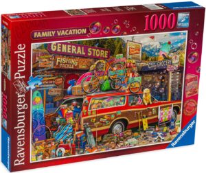 Пъзел Ravensburger от 1000 части - Семейна ваканция