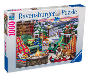 Пъзел Ravensburger от 1000 части - Ски ваканция