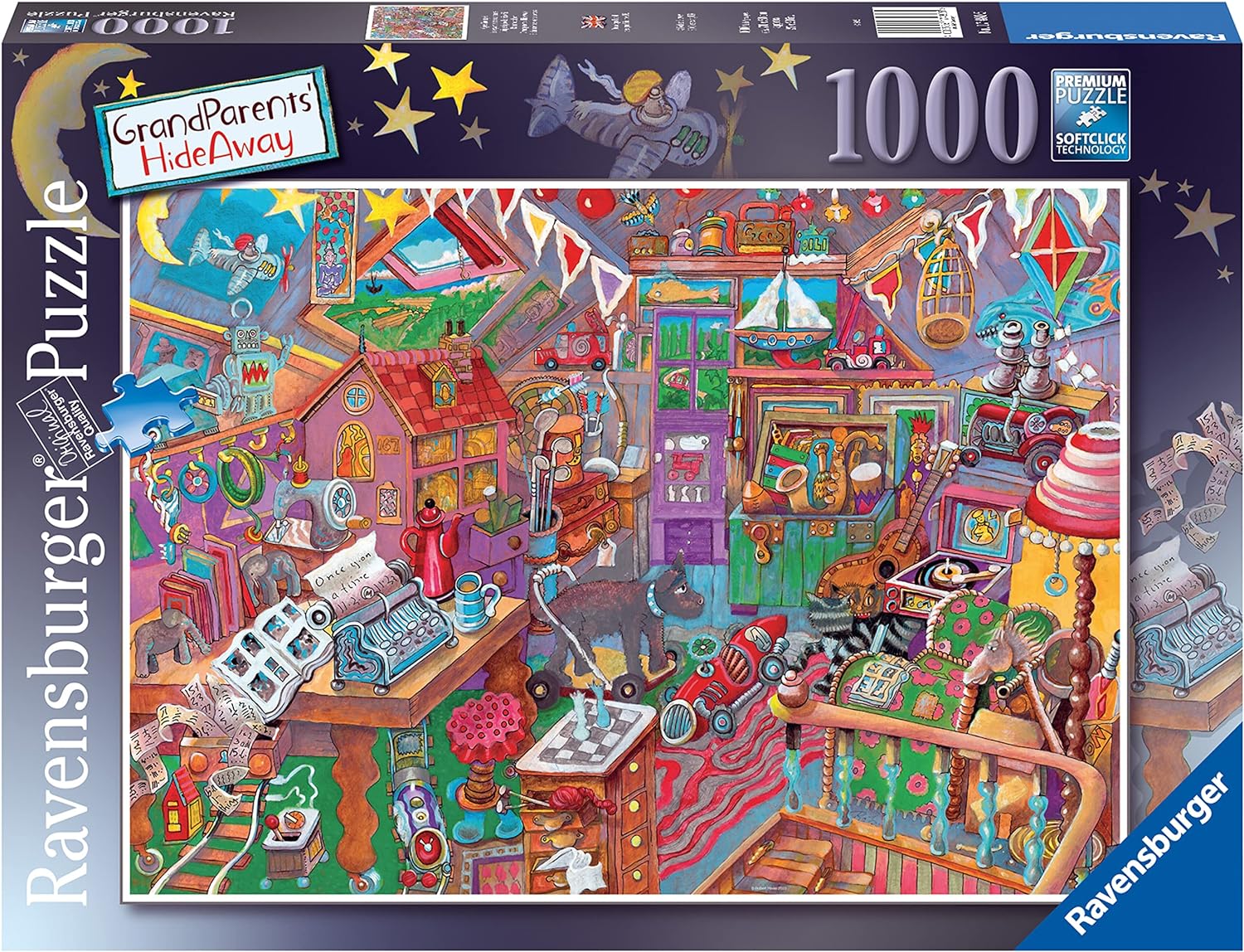Пъзел Ravensburger от 1000 части - Скривалището на баба и дядо