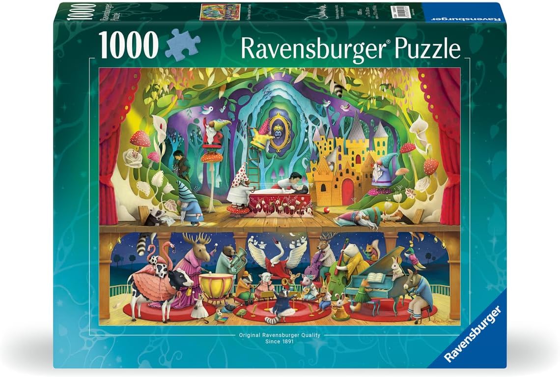 Пъзел Ravensburger от 1000 части - Снежанка и 7-те джуджета