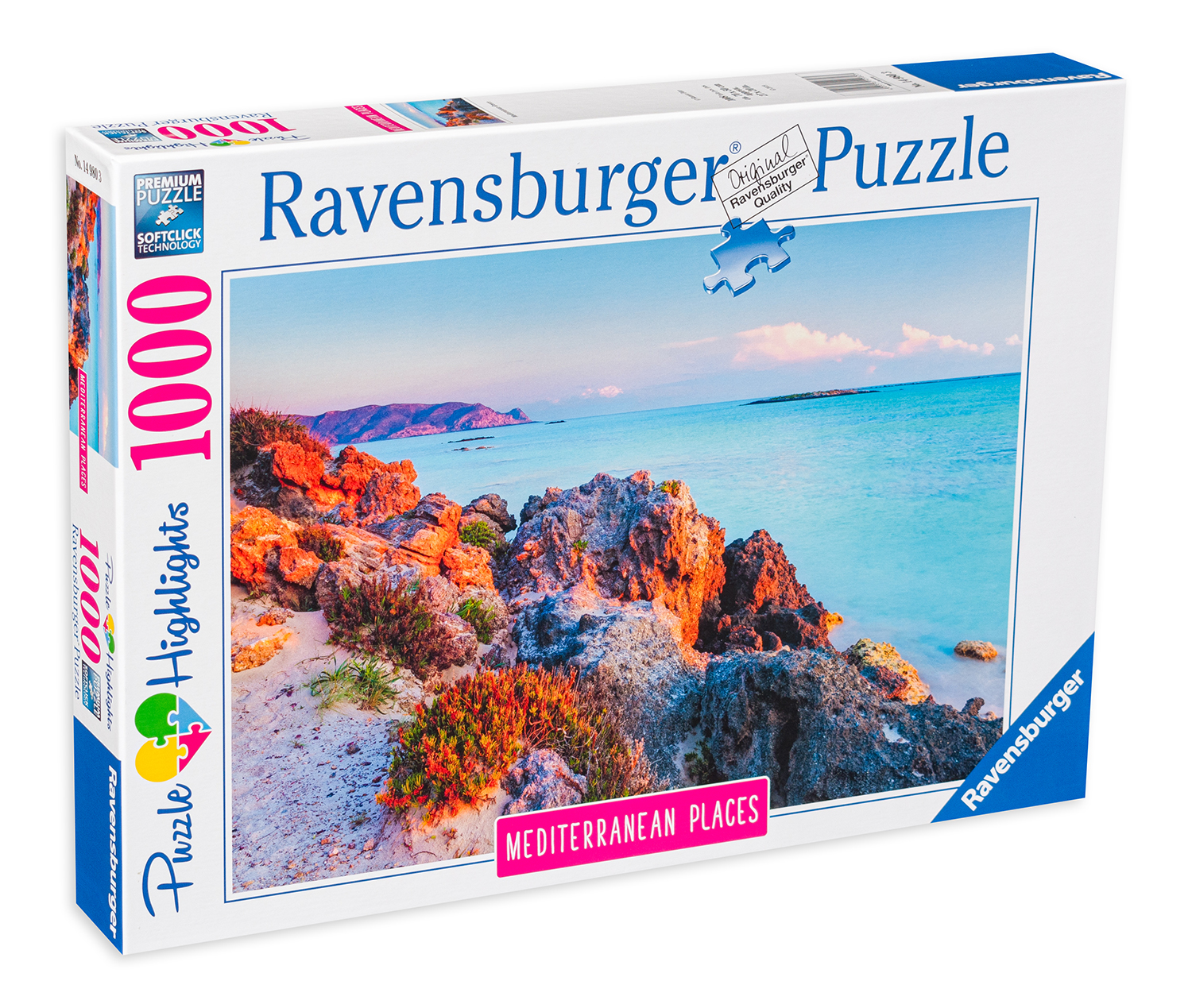 Пъзел Ravensburger от 1000 части - Средиземноморие: Гърция