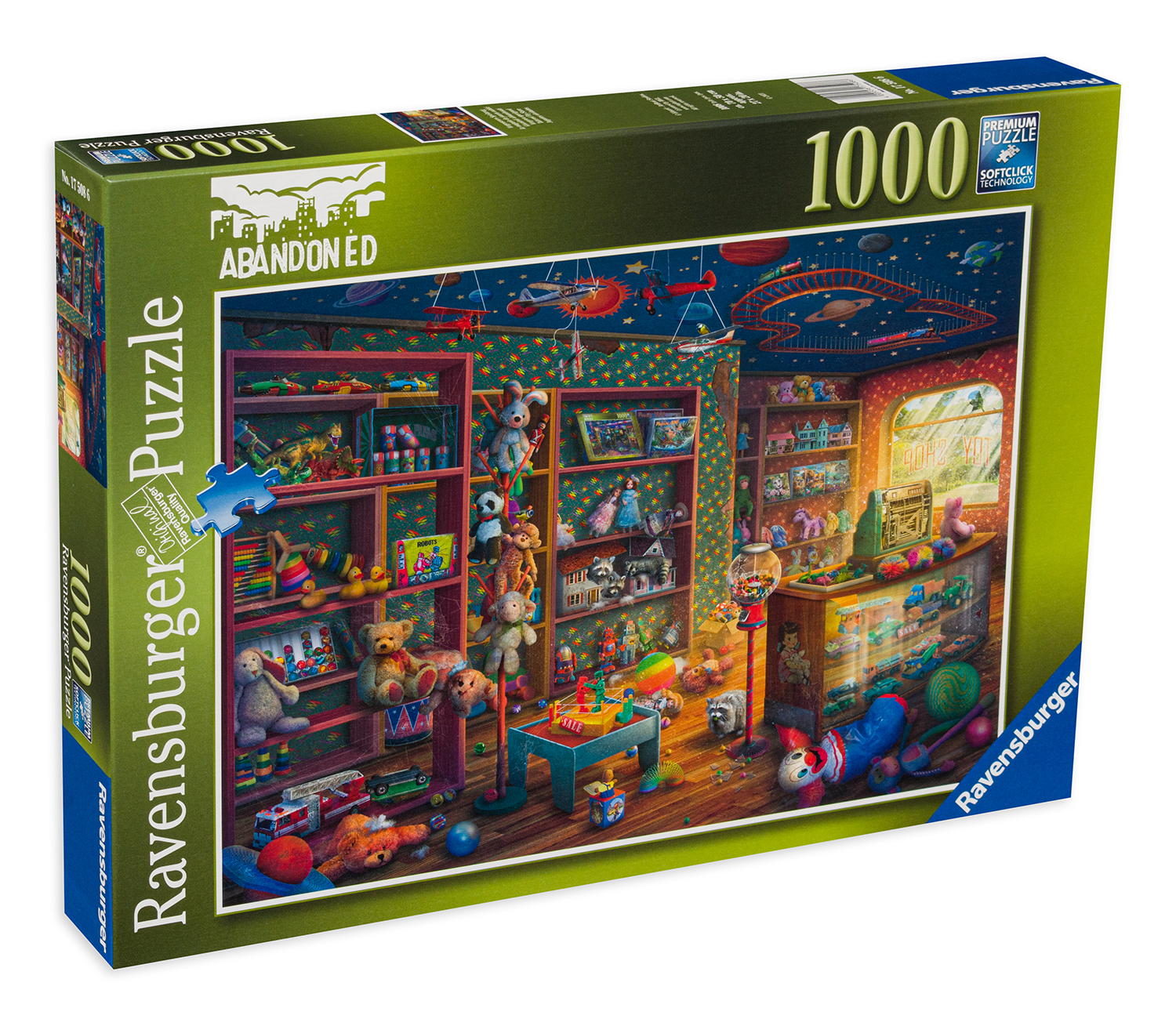 Пъзел Ravensburger от 1000 части - Стар магазин за играчки