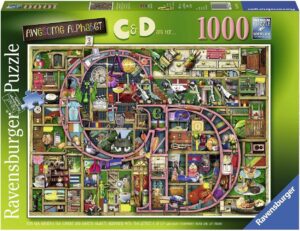 Пъзел Ravensburger от 1000 части - Страхотна азбука "C & D"