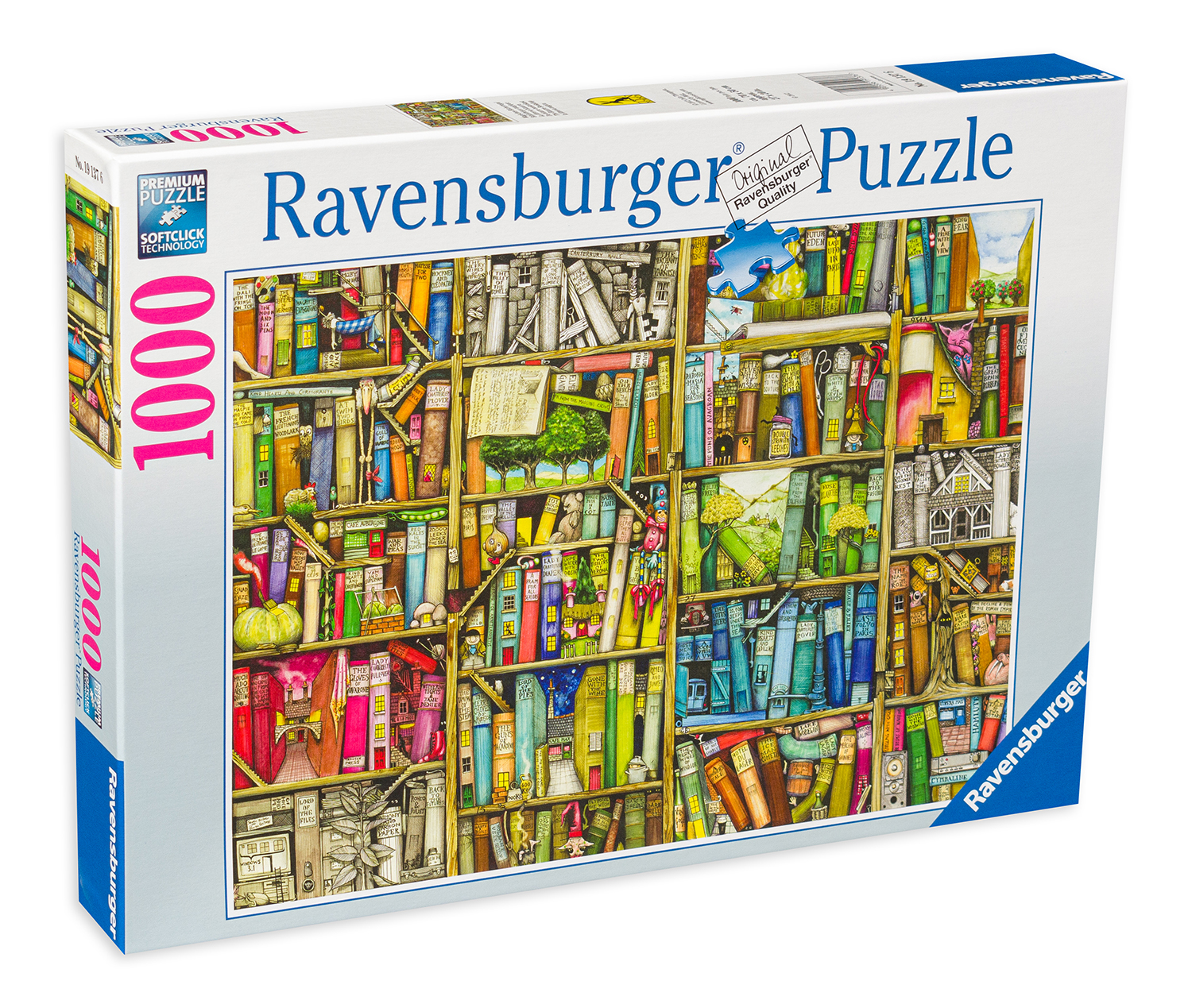 Пъзел Ravensburger от 1000 части - The Bizzare Bookshop