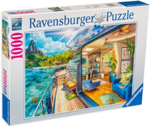 Пъзел Ravensburger от 1000 части - Тропически живот