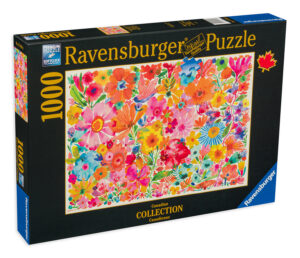 Пъзел Ravensburger от 1000 части - Цъфтящи красавици