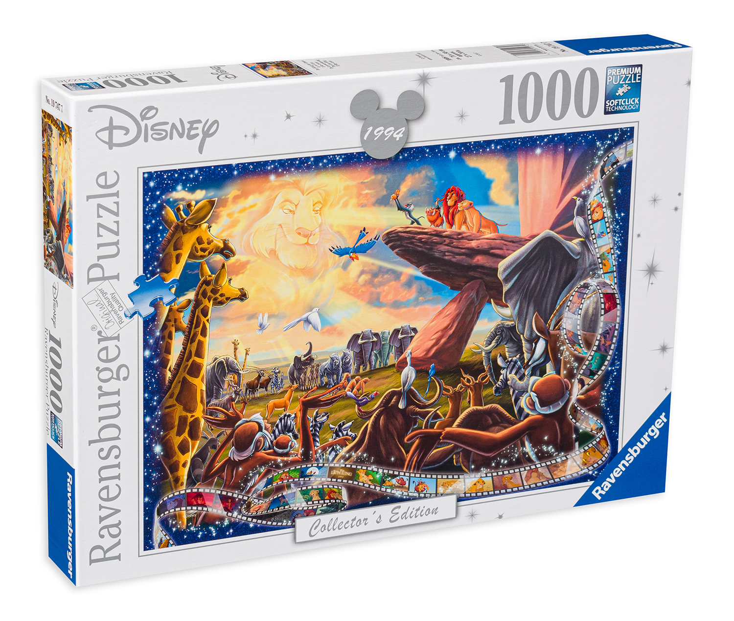 Пъзел Ravensburger от 1000 части - Цар Лъв