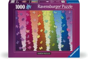 Пъзел Ravensburger от 1000 части - Цвят върху цветовете