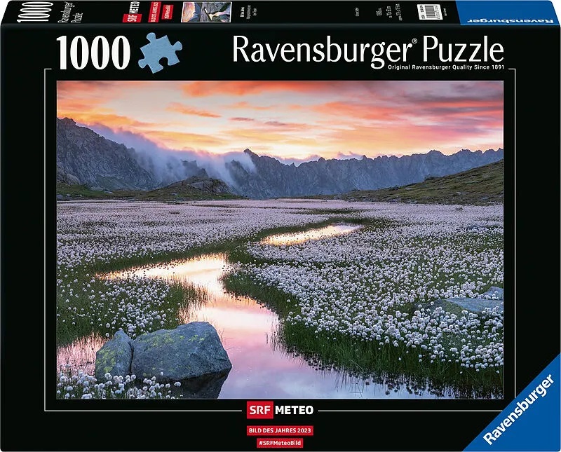 Пъзел Ravensburger от 1000 части - Утринно настроение в Тичино