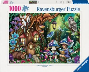 Пъзел Ravensburger от 1000 части - В магическата гора