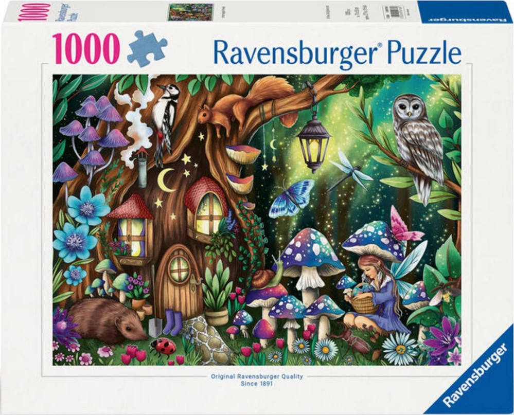 Пъзел Ravensburger от 1000 части - В магическата гора