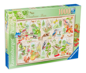 Пъзел Ravensburger от 1000 части - Великолепни дървета