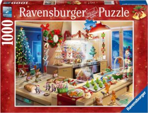 Пъзел Ravensburger от 1000 части - Весела Коледа