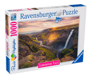 Пъзел Ravensburger от 1000 части - Водопад Хайфос, Исландия