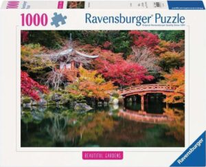 Пъзел Ravensburger от 1000 части - Японските градини Дайго-джи в Киото